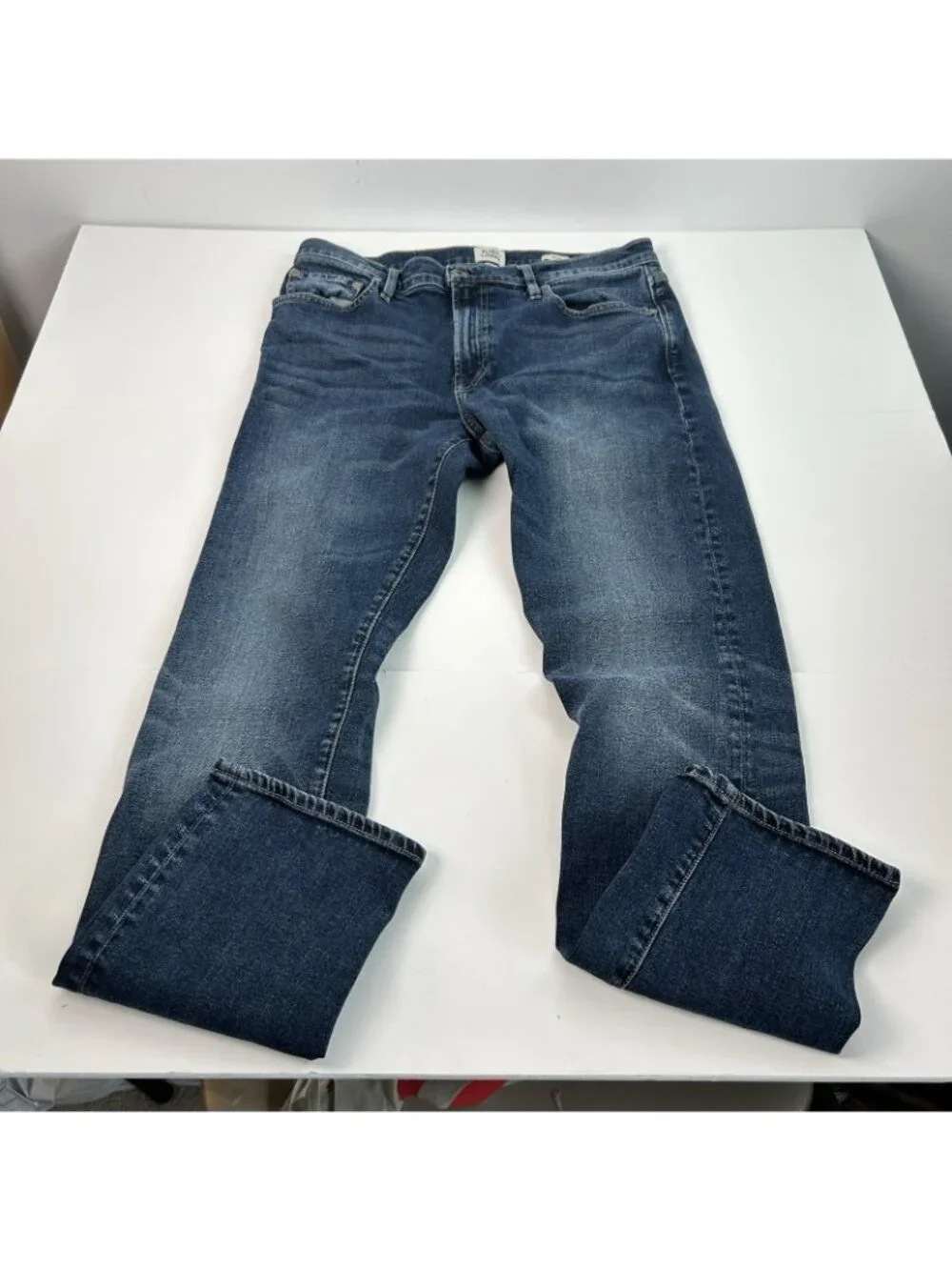 Flint And Tinder Men's 33x30 Slim Fit Blue Straight Leg Medium Wash Denim Jeans